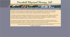 Desktop Screenshot of marshallpt.com
